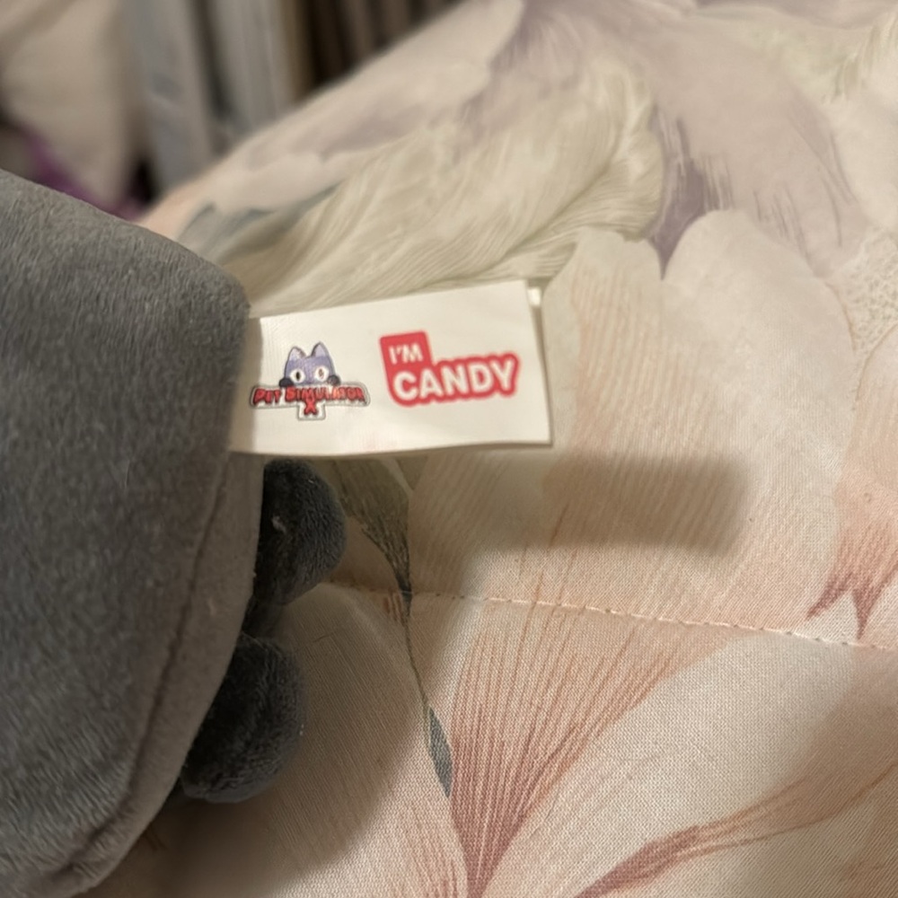 Pet Simulator X Mystery Treasure Plush grey kitty cat I’m Candy 5" Roblox - Picture 2 of 6